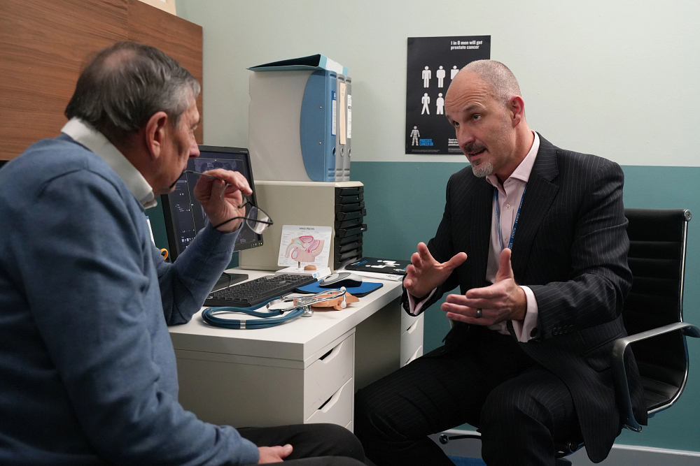 Man And GP Talking